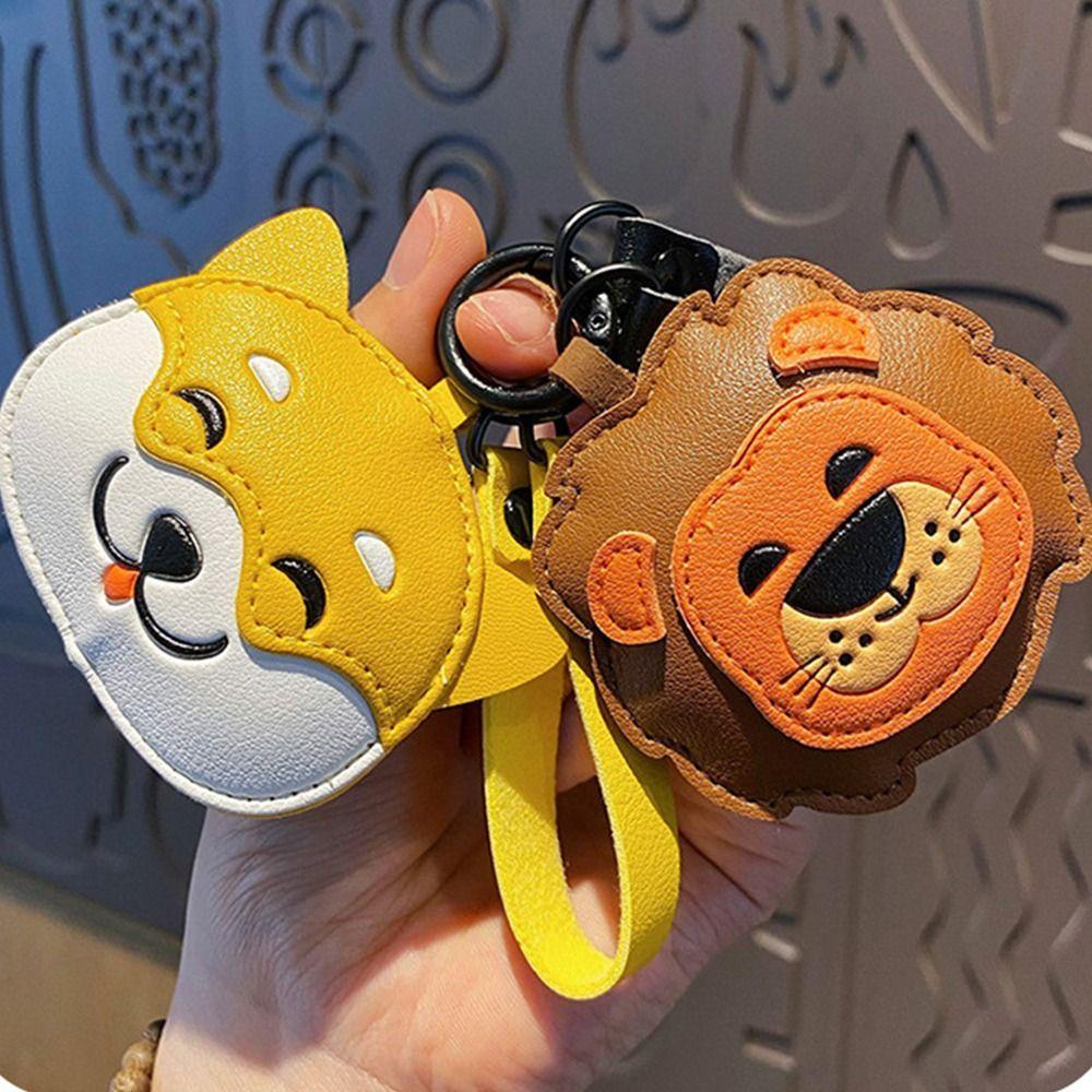 Delicate Panda Pendant Key Chain Shiba Inu Lion Doll Pendant Cartoon Pet Doll Pendant Kids Toys
