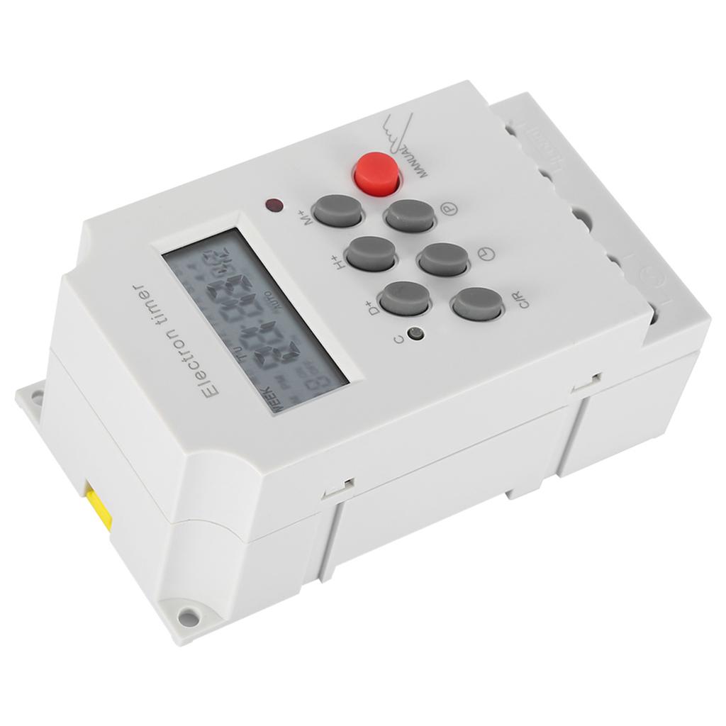 KG316T II 30A Цифровой таймер-выключатель Программируемый электронный переключатель управления временем (AC DC 12В)