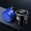 Car Ashtray LED Ceramic Liner For Skoda Octavia Fabia Superb Kodiaq Karoq Kamiq Rapid Yeti Roomster Auto Accessories Keyring EH4