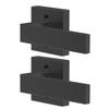 Dummy Door Lever, 2 PCS Non-Turning Single Side Push/Pull Handle, Contemporary Square Door Lever Set, Reversible for Right and Left Sided Doors,For