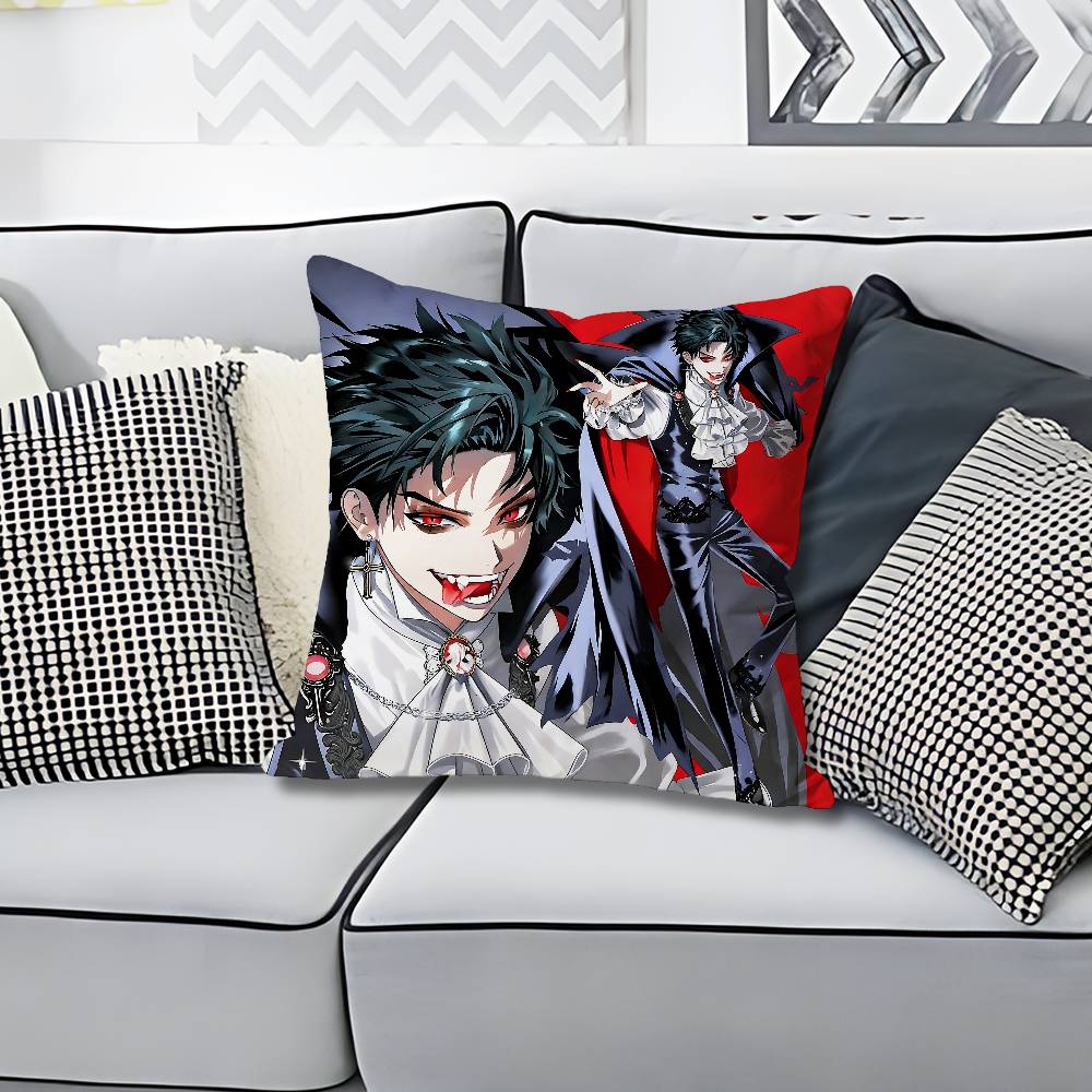 Manga PPhantom Busters Various Sizes Square Pillow Case For Car Home Bedchamber Decor Custom Valentine gift