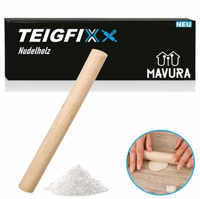 Скалка TEIGFIX ролик для раскатывания теста для выпечки французский ролик для раскатывания теста для пасты деревянный