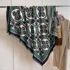 Imitation Cashmere Square Scarf Women'S Fashion Warm Shawl Thickened Scarf Four Sides Beard Scarf