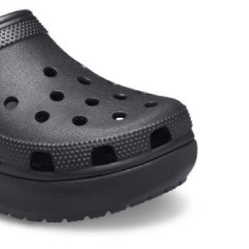 Crocs Женские классические клоги на платформе черные 206750 001