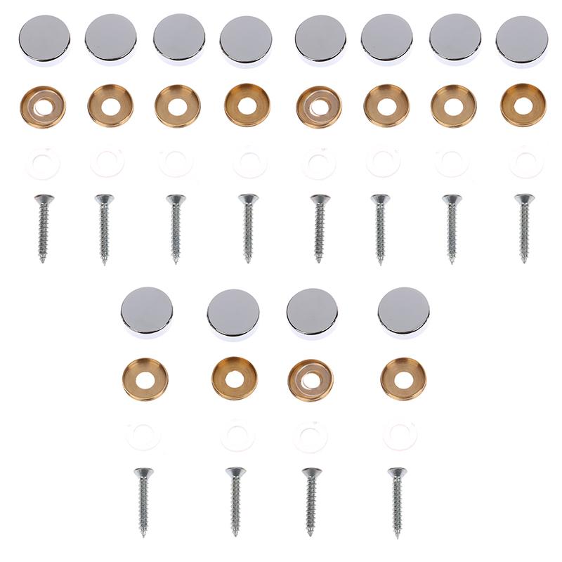 12 комплектов болтов, крепление, стойки, крепления для рекламы, 10-18 мм, декоративные зеркальные гвозди, наборы заглушек для винтов