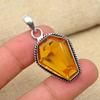 Honey Topaz Gemstone 925 Sterling Silver Handmade Fantastic Jewelry Pendant For Gifts
