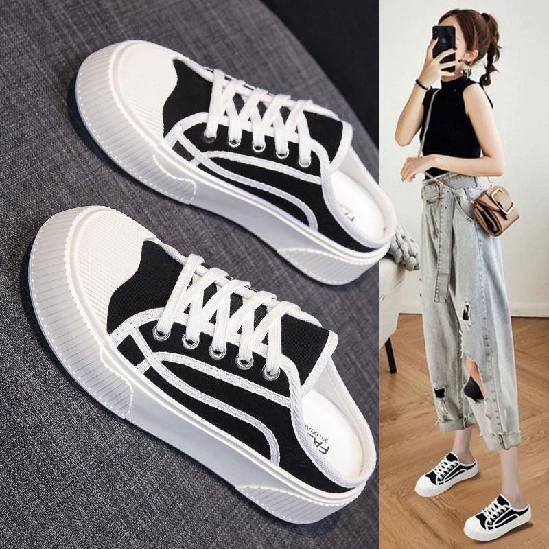 Модные женские туфли-мюли на платформе для женщин 2024 Дизайнерская мода Элегантные шлепанцы Удобная обувь на каблуке с сандалиями