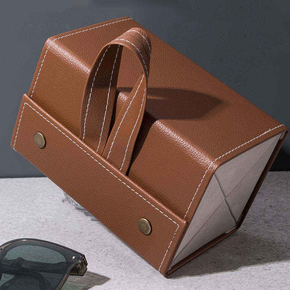 Держатель для витрины PU-сумка Экономия места Ящик для хранения Держатель для очков Слоты Футляр для очков Коробка для солнцезащитных очков