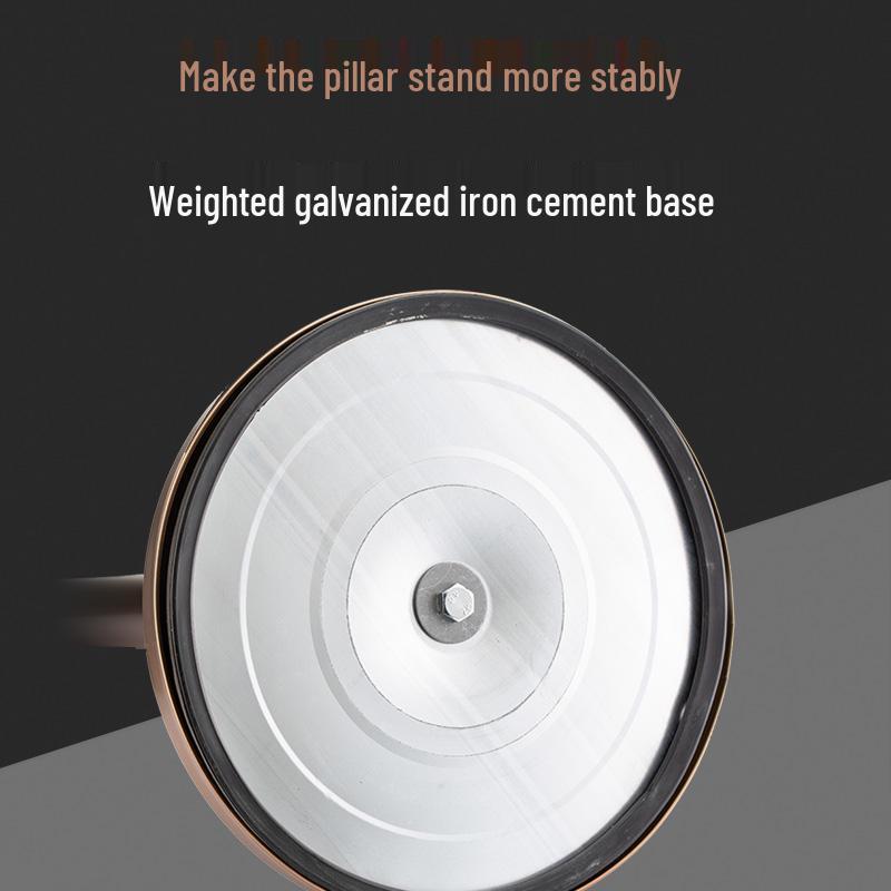 Rose Gold Matte Concierge Welcome Stanchion – Stainless Steel Event Barrier Lanyard