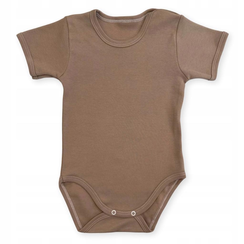 Baby Bodysuit 62 Short Sleeve Cotton 100% Manufacturer Sand Color