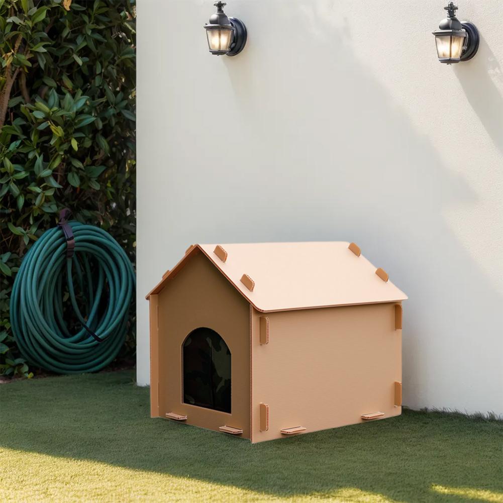 Домик для бездомных кошек Водонепроницаемое теплое кошачье убежище Складной кошачий уличный домик Складной утепленный домик для питомцев на четыре сезона