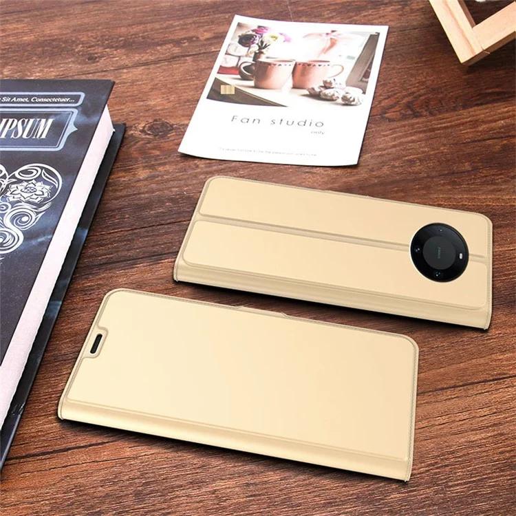 For Huawei Mate 60 Drop-proof PU Leather Adjustable Stand Cover Card Holder Phone Case