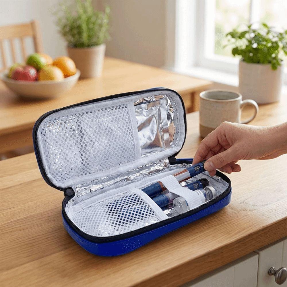 Portable Insulin Travel Cooler Case Waterproof Medicine Organizer Box Insulin Cooling Bag  Office