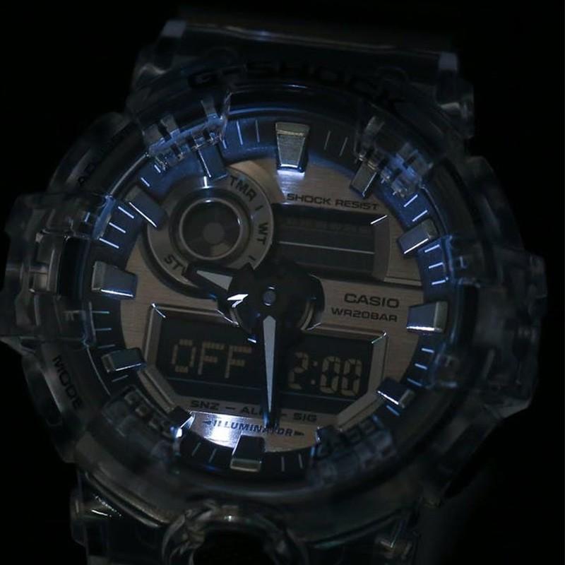 Casio Унисекс Серия Парных Наручных Часов Черные GA-700SK-1A+GMA-S120SR-7A
