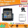 9,7-дюймовый экран Tesla в стиле Android 12 автомобильное радио для Peugeot 307 2001-2008 навигация GPS мультимедиа видеоплеер Carplay головное устройство
