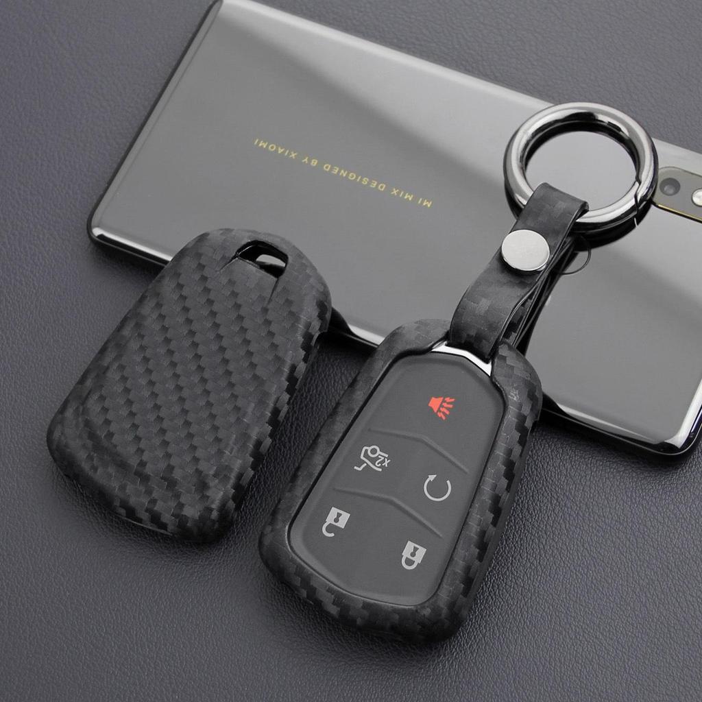 Cadillac XTS/US Escalade/CT6/ATS-V Carbon Fiber Key Shell Cover