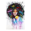 Abstract Graffiti Art Canvas Painting Pop Art Canvas Posters Modern Girls Wall Art Pictures For Living Room Wall Decor Background Wall Decoration