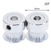 2Pcs 16T/20T Gt2 Timing Pulley 5/6.35/8Mm Bore For Belt Reprap 3D Printer Ppart