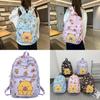 Cute Cartoon Food Dolphin Pattern Student Leisure Backpack For Daily Use And School Commute