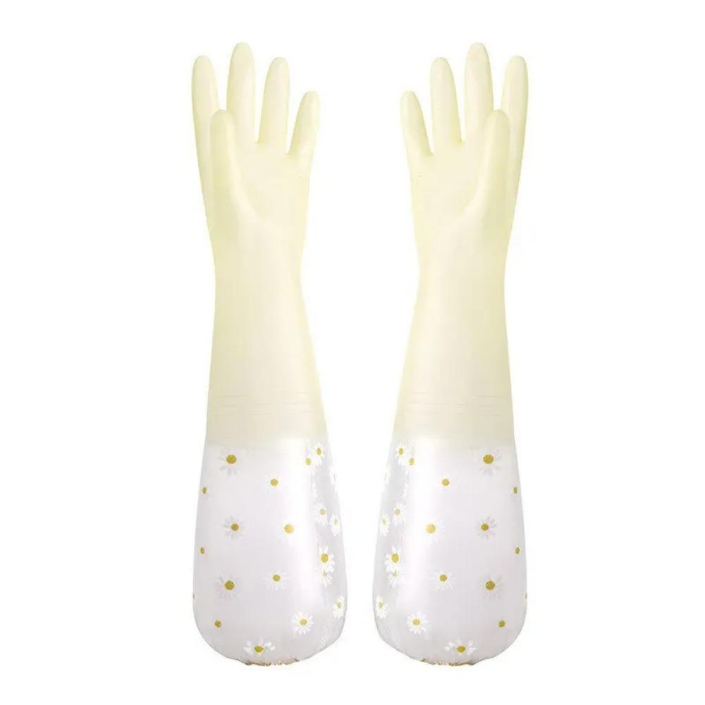 Waterproof Housework Cleaning Gloves Kitchen Cleaning Latex Household Dishwashing Laundry Gloves Wear Resistant Rubber Gloves