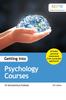 Книга Getting Into Psychology Courses