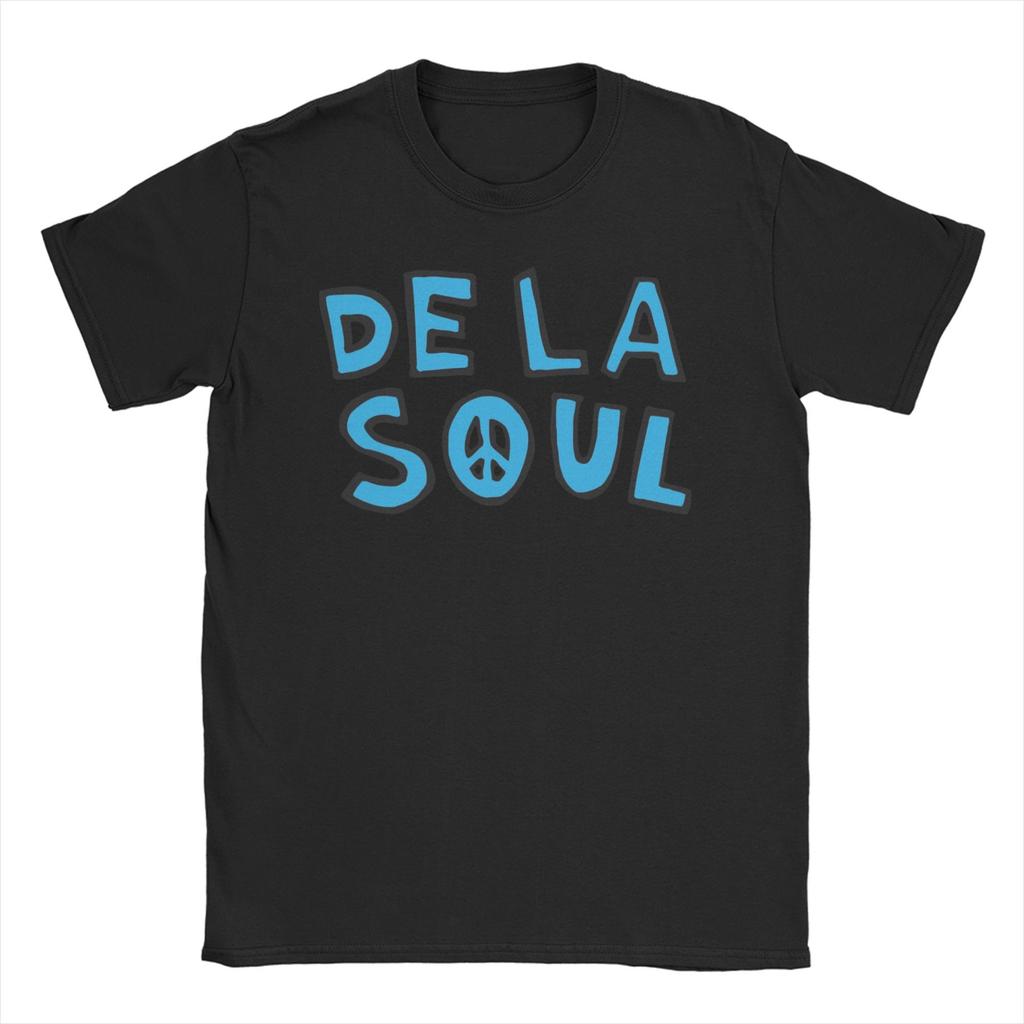 Мужские Женские Футболки De La Soul ATCQ A Tribe Called Quest Одежда из Чистого Хлопка Винтажные Футболки с Коротким Рукавом Футболки Большого Размера