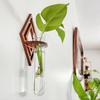 Wall Plant Mount Holder Wooden Geometric Air Planter for Home Living