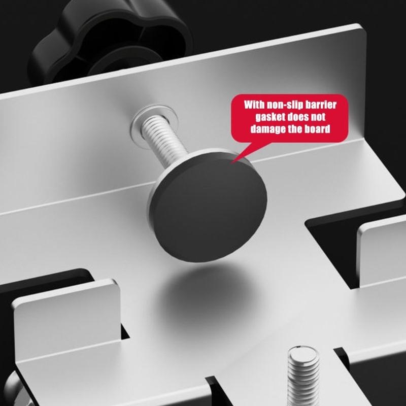 Cabinet Door Panel Mounting Jig Adjustable Cabinet Install Tool Door Panel Positioning Fixture for Most Cabinet Door