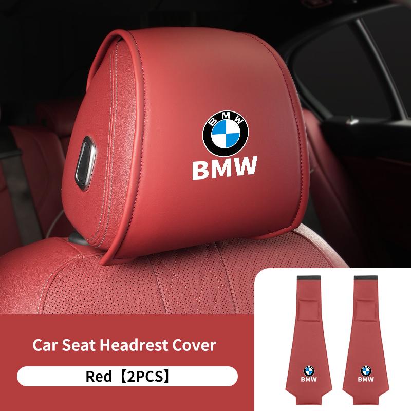 1/2pcs Car Seat Universal Headrest Pillow Anti-dirty Protector Cover For BMW E30 E34 E36 E39 E46 E52 E53 E60 E61 E62 E70 E71 E83