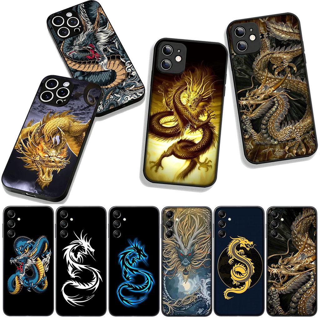 Black Dragon Cool Phone Cover for Xiaomi Redmi Note 14 12 13 ProPlus A4 A3 Pro Plus 12C 13C 14C 5G Case