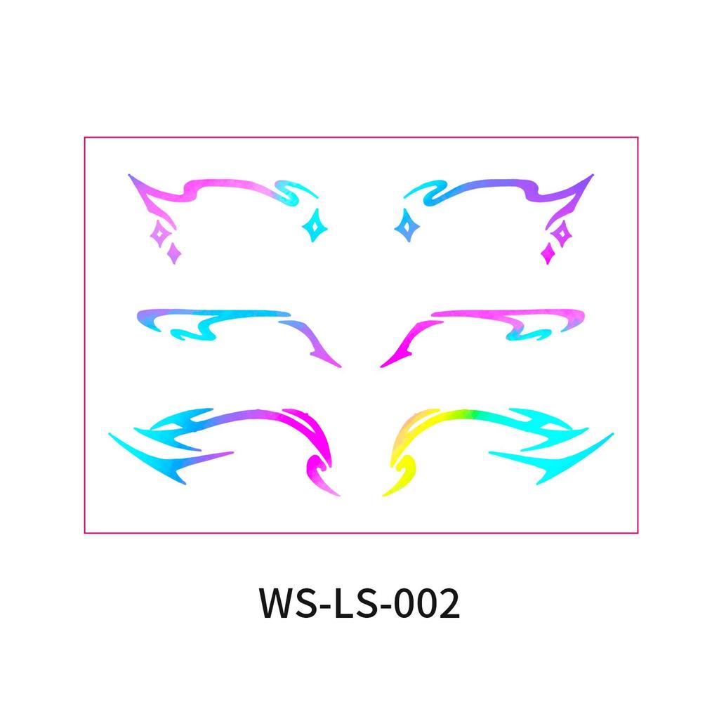 Европейско-американский трансграничный музыкальный фестиваль - Лазерные наклейки для подводки глаз - Водонепроницаемые и стойкие одноразовые татуировки
