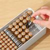 Wear-resistant Battery Case Plastic Data Cable Case Bilayer Data Cable Case  for AA/AAA Batteries