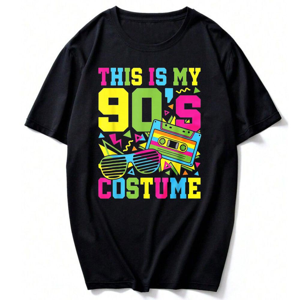 This Is My 90s Costume 1990s 90s Party Outfit Unisex Unisex TShirt Summer Casual Funny Outdoors High Quality Cotton ShortSleev Tee