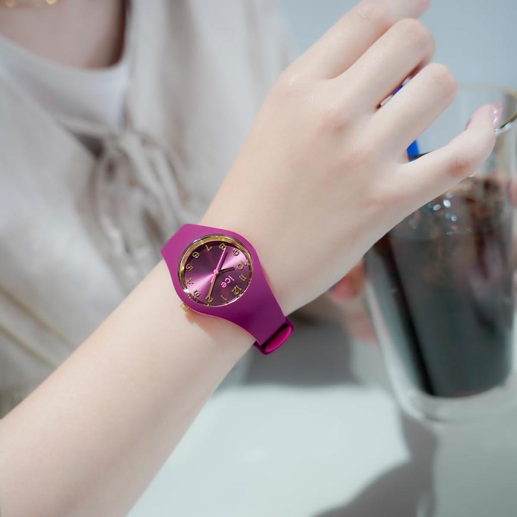 Авторизованный дистрибьютор Ice Watch Часы 023276 ICE duo chic Ice Duo Chic бордовый розовый маленький 34 мм 3 стрелки [Ice-watch] женские