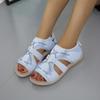 Fashion New Women Outdoor Beach Wedges Sandals Women Low Top Round Toe Casual Shoes Sports Comfortable Fish Mouth Opened Toe Sandals