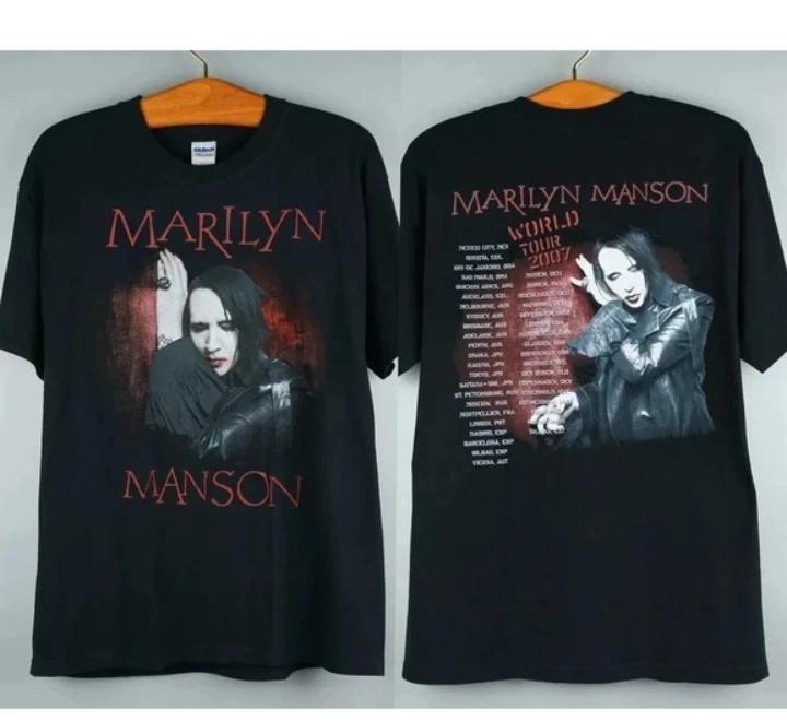 Футболка Marilyn Manson Мировой Тур 2007 Двусторонняя