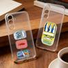 F-Fish Забавные Сардины Чехол для Телефона Для Samsung S22,S24,S30,S10,S21,S25,S23,S10,PIus,Ultra,5G,FE,lite Прозрачный Корпус