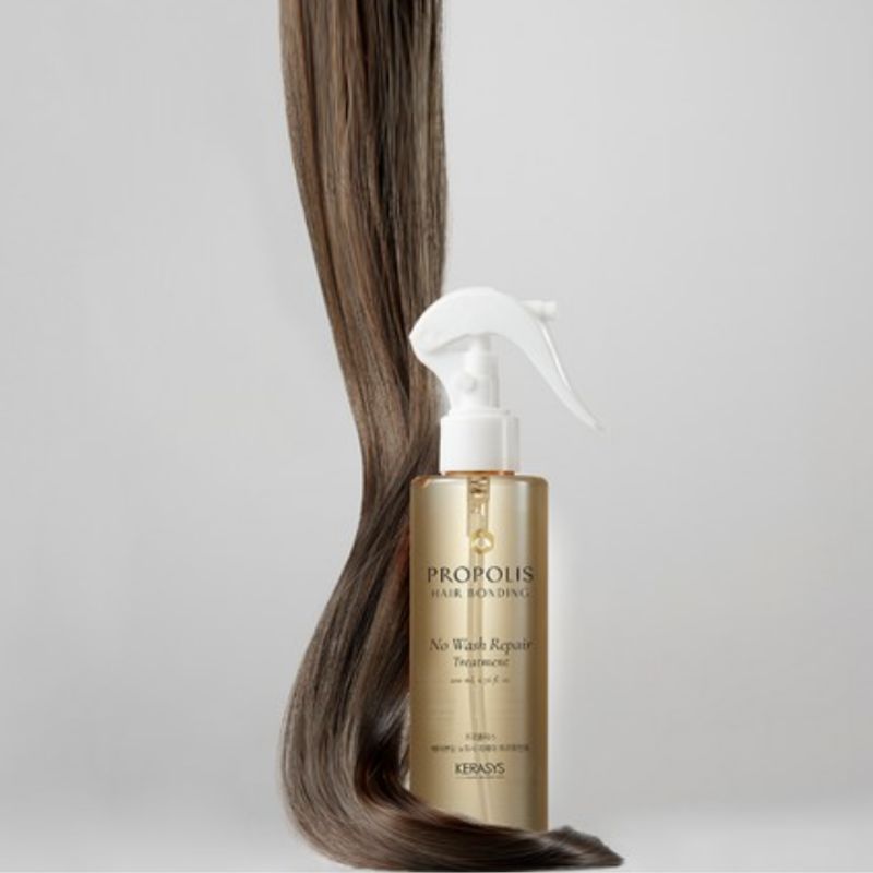 KERASYS Прополисная несмываемая восстанавливающая сыворотка для волос 200 мл – Питательное несмываемое средство для ухода за волосами