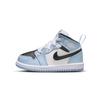 Air 1 Mid TD Ice Blue Baby Sneakers Sail White Black 644507-401