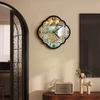 Home Decor Wall Clock New Living Room Decoration Mirror Wall Clock No Punch French Vintage Silent Clock