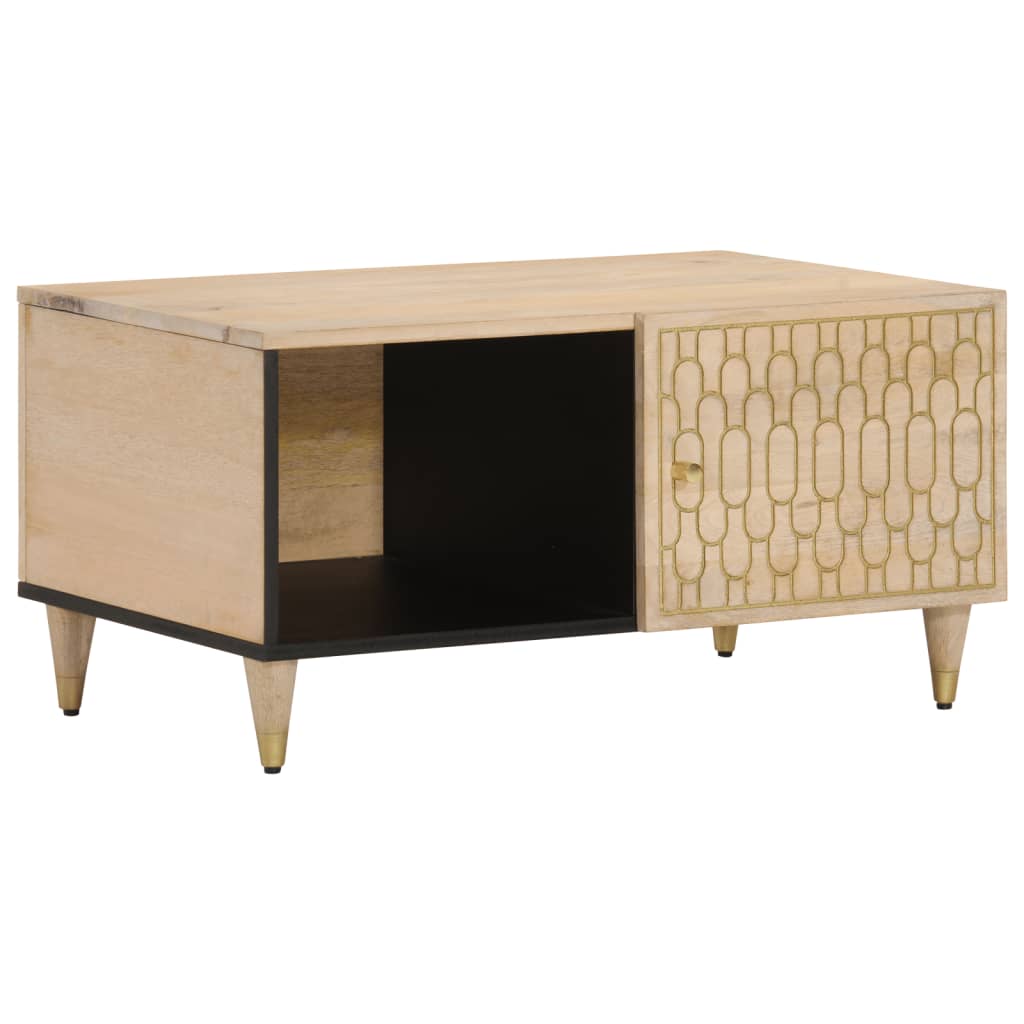Vidaxl Stolik Kawowy, 80X50X40 Cm, Lite Drewno Mango