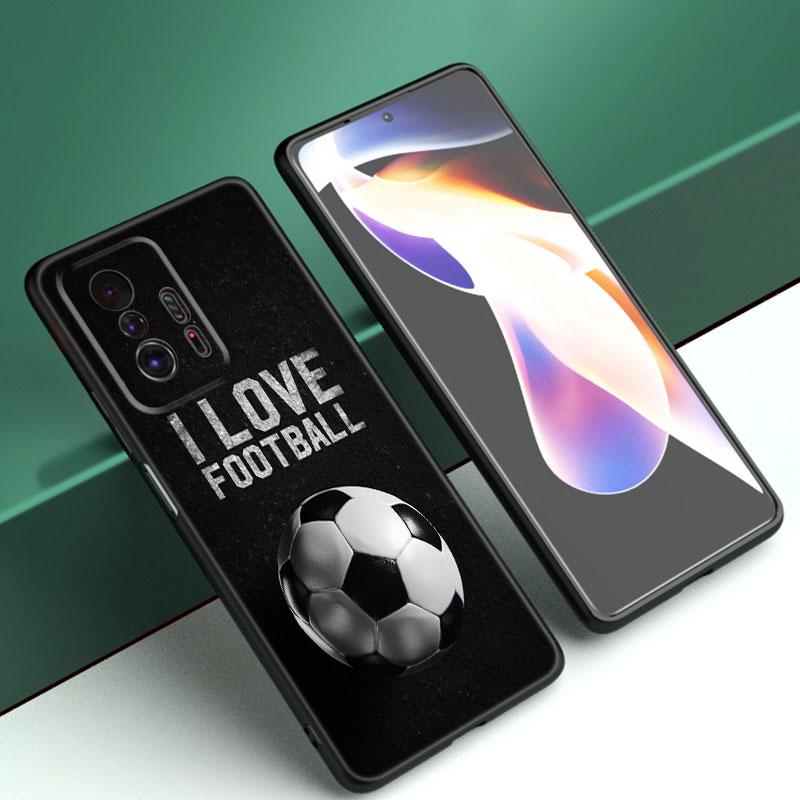 Чехол для телефона Fire Football Soccer для Xiaomi Mi A2 8 9 SE Note 10 10T 11 12 Lite 9T 11T 12S 12T Pro A3 6X 12X, мягкий черный чехол из ТПУ