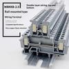 Универсальный двухслойный клеммный блок для проводки MBKKB2.5, 2/10 шт., сквозной соединитель для работ по подключению солнечных панелей