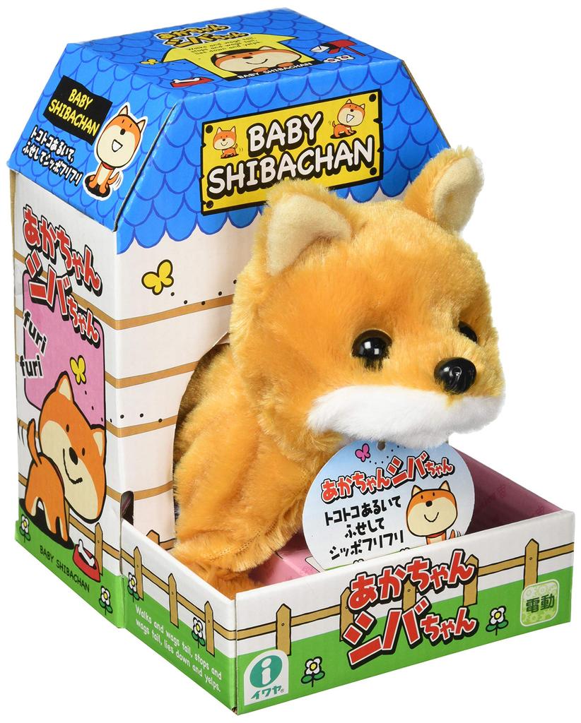 Мягкая игрушка Iwaya Baby Shiba-chan на батарейках 3301-1