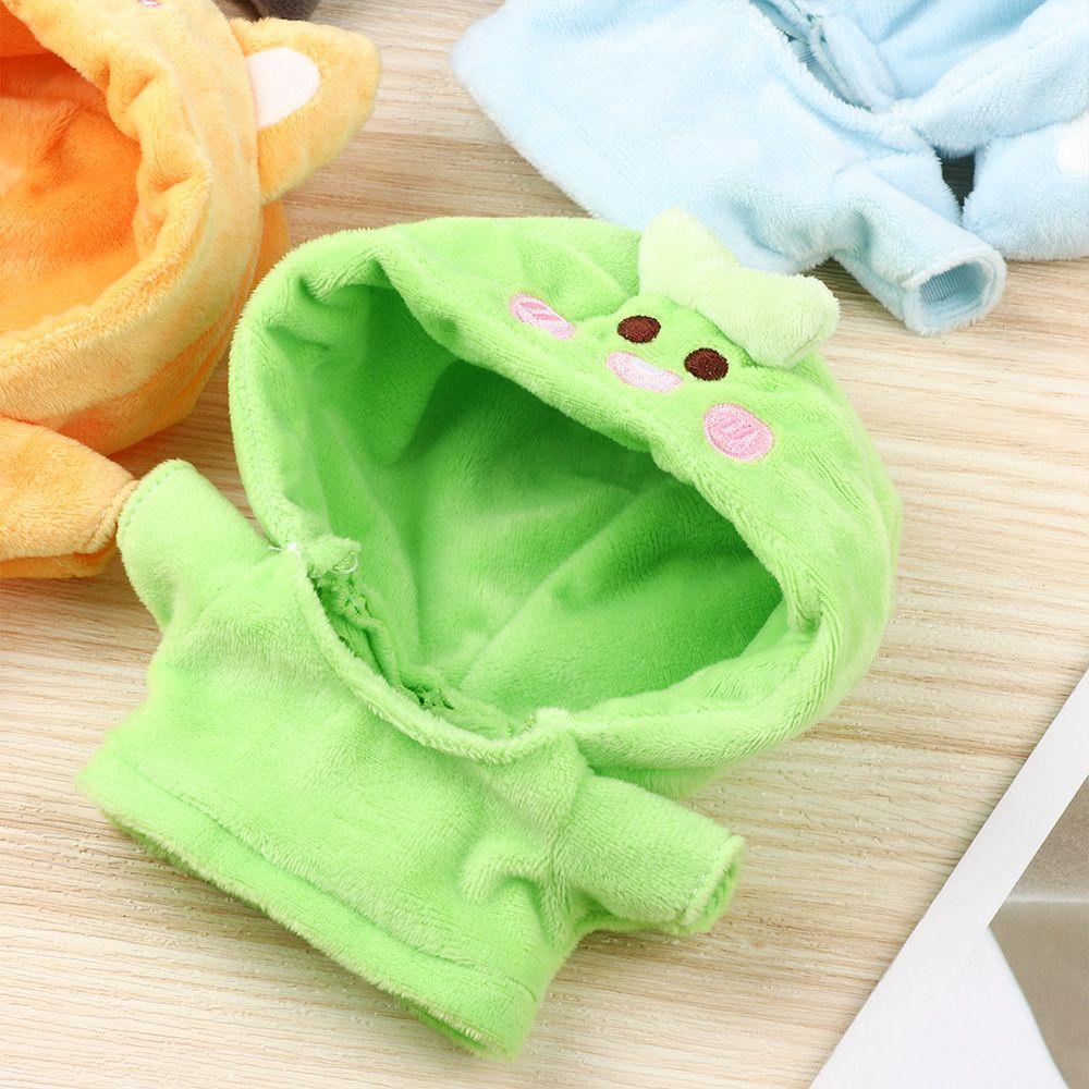 Accessories Playing House Cartoon Plush Shoes Doll Clothes Mini Animal Hoodies Suspender Pants