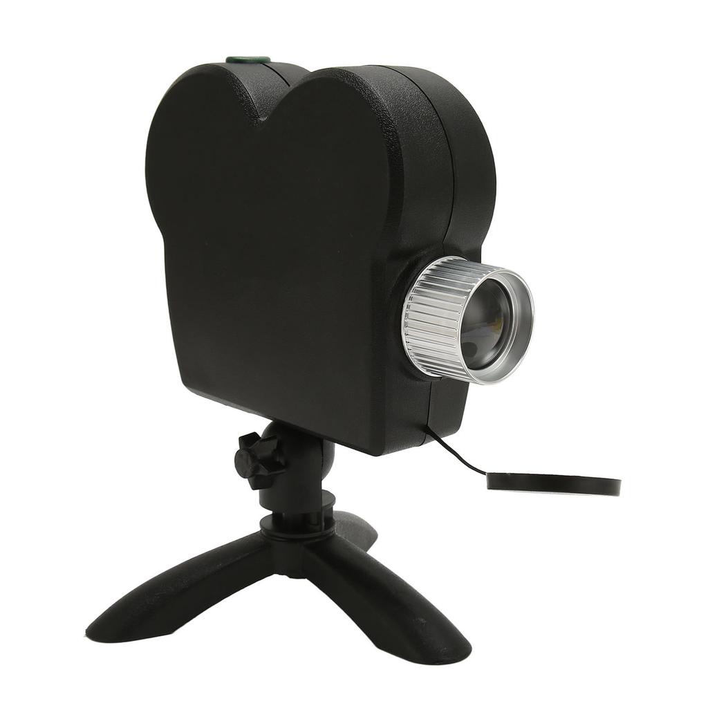 Проектор на Хэллоуин с регулируемой подставкой для занавесок, страшный узор, проекционная лампа на окно для Хэллоуина