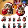Christmas Ornaments Funny Cat Dog Xmas Tree Hanging Pendant Christmas Decoration For Home Wedding Party Decor New Year Gift