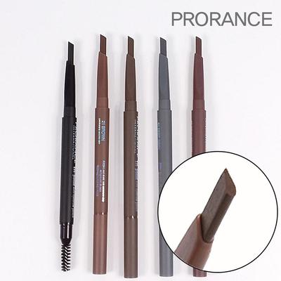 Карандаш для бровей Prorance Three Point Auto 1+1, 22 темно-коричневый 1+1, 2 шт.