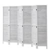 Wood Room Divider Wooden Privacy Screen 6 Panel Room Separation Divider