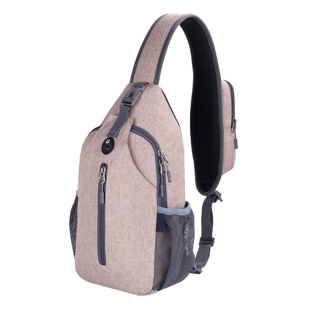 Men'S Outdoor Breast Bag Fashion Men'S Shoulder Bag Trendy Casual Outdoor Bag Wear-Resistant Scratch-Proof Waterproof Breast Bag